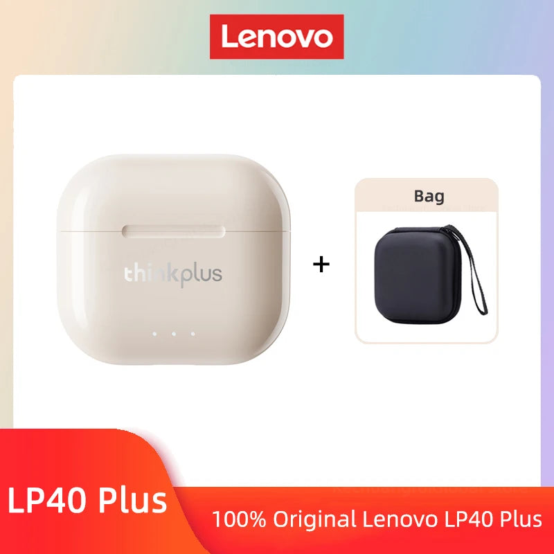 LENOVO LP40 II TWS Wireless Earphones Bluetooth 5.3 Noise Cancelling Sport Touch Control Bass