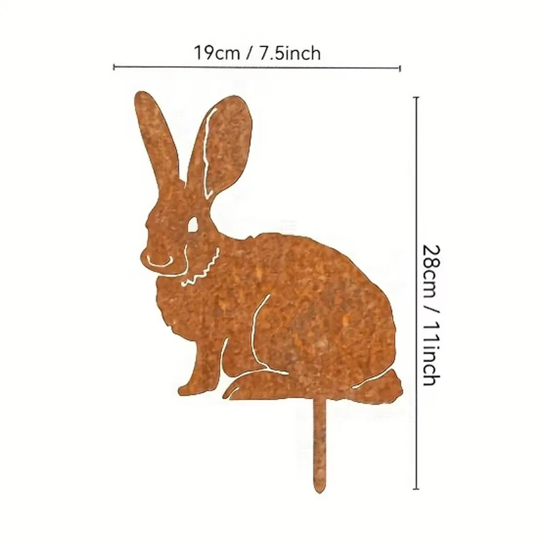 Exclusive Cute Cat Garden Silhouette – Tiki-Inspired Cat Family Garden Stakes Outdoor Decor Statues