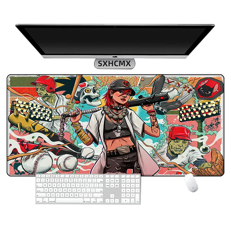 Fortnite Anime Gaming Desk Mat Mouse Pad Extended Non-Slip Waterproof PC Keyboard Mat