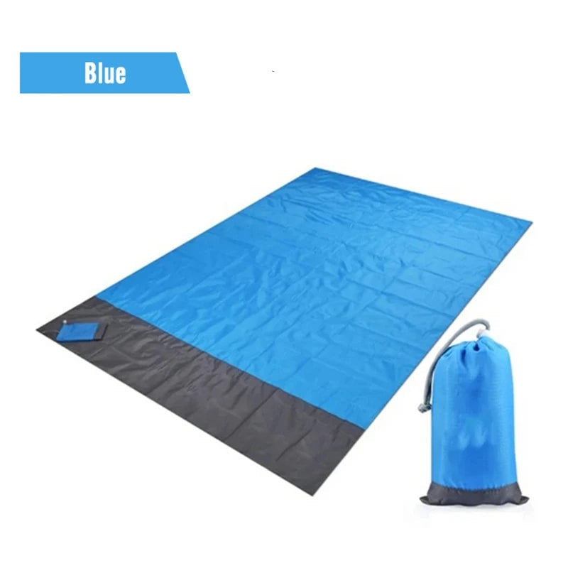 Waterproof Extra Large Beach Mat – Outdoor Camping, Sand-Free, Folding, Lightweight Picnic Blanket
