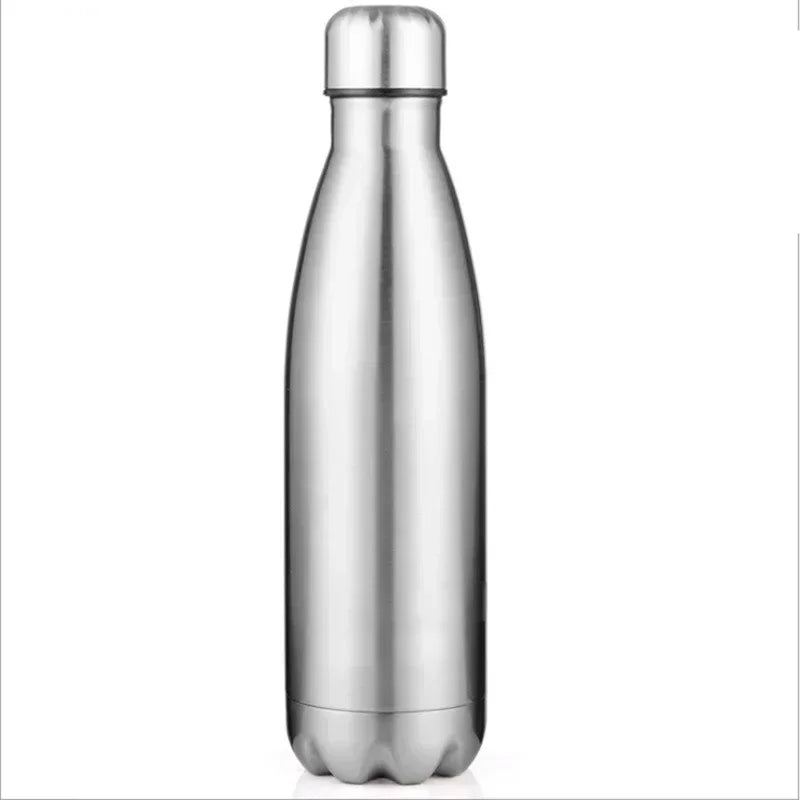 Stainless Steel Double Wall Insulated Thermos Flask Vacuum Sports Water Bottle 350ml 500ml 750ml 1L