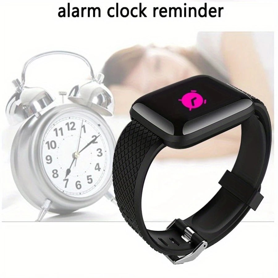 Smart Watch for Men & Women with Fitness Tracker, Heart Rate Monitor & Message Reminder