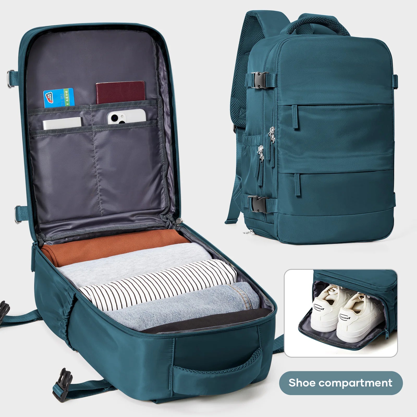 Waterproof Backpack 40x20x25 Cabin Bag Airplane Travel Laptop Bag Casual Hand Luggage