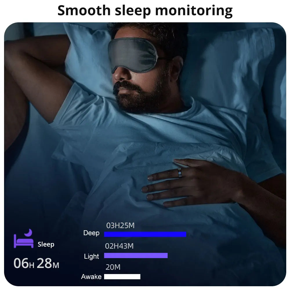 COLMI R06 Smart Ring for Men & Women – Heart Rate, Blood Oxygen Monitor & Fitness Tracker IP68