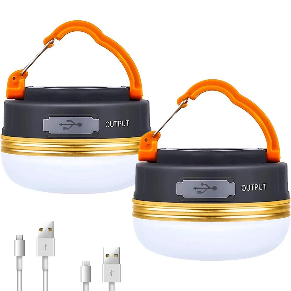 10W High Power LED Camping Lantern 1200mAh USB Rechargeable Waterproof Outdoor Tent Light NZ