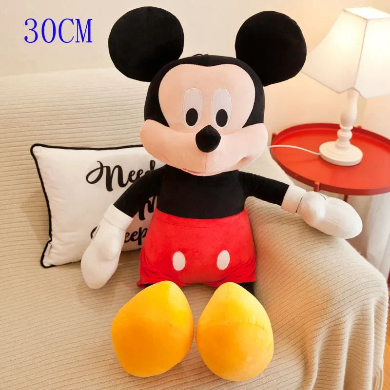 Mickey Minnie Plush Dolls Soft Stuffed Toys Birthday Christmas Gift Cute Collectible Doll