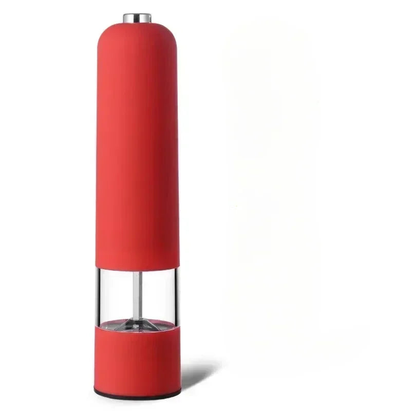Electric Salt and Pepper Grinder with LED Light Adjustable Coarseness Automatic Spice Mill Kitchen Tool