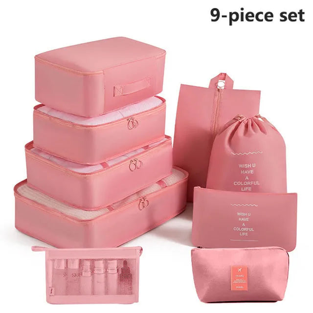 Folding Storage Bags Set for Clothes, Shoes, Toiletries | Packing Cubes for Travel, Dorms & Home