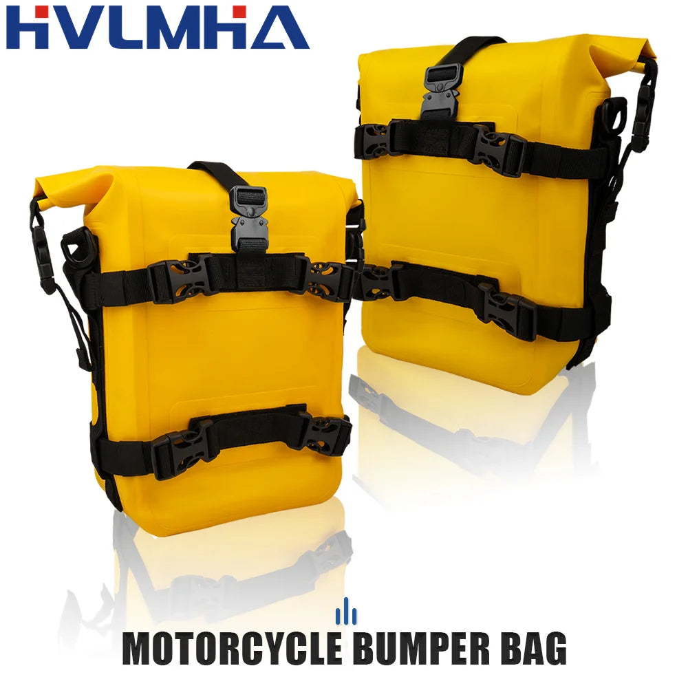 Waterproof Motorcycle Crash Bar Bags for BMW R1200GS R1250GS ADV Honda NC750X CB500X Durable Storage