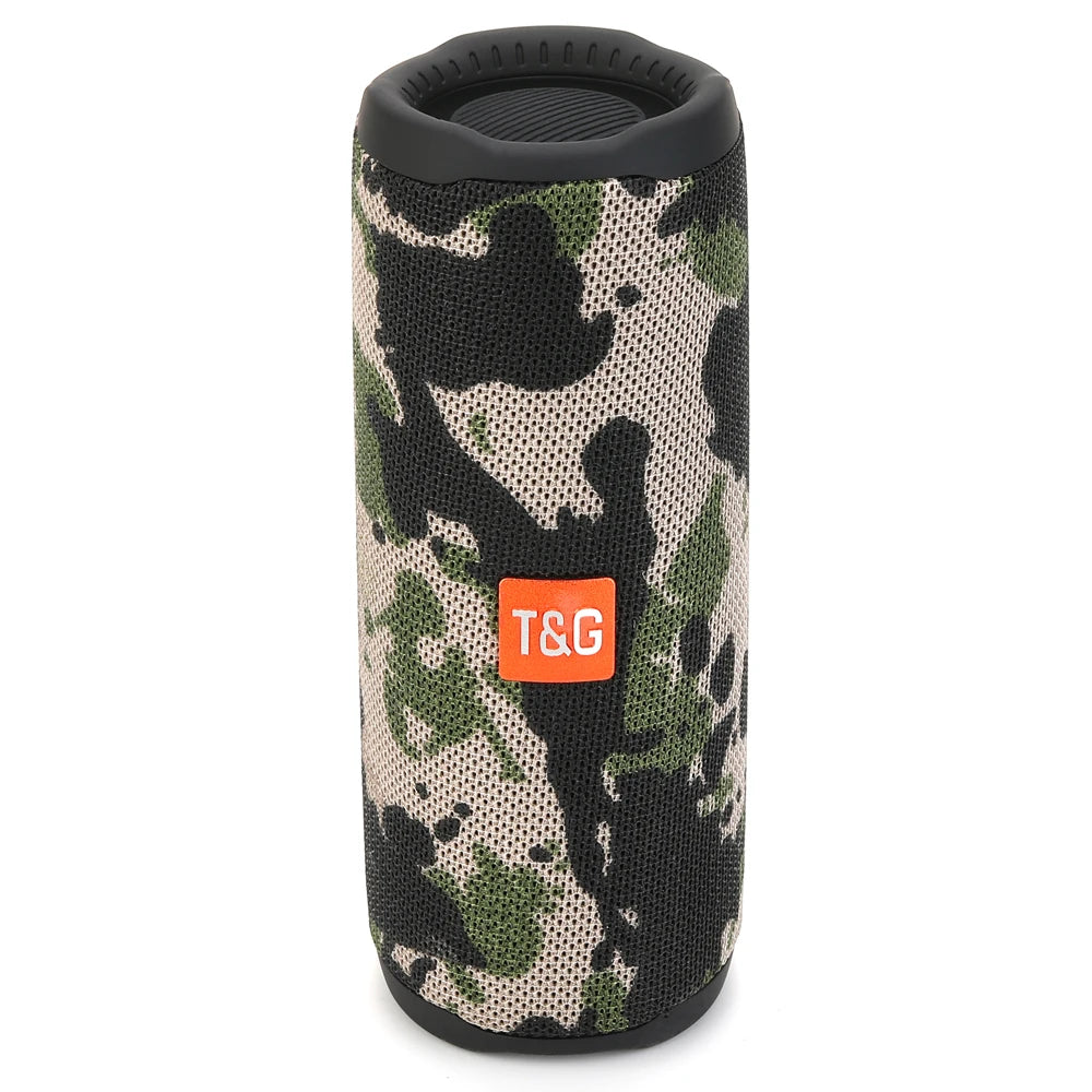 TG365 Bluetooth Speaker – Dual Bass, Wireless Subwoofer, Waterproof, LED, Outdoor Boombox with FM & AUX
