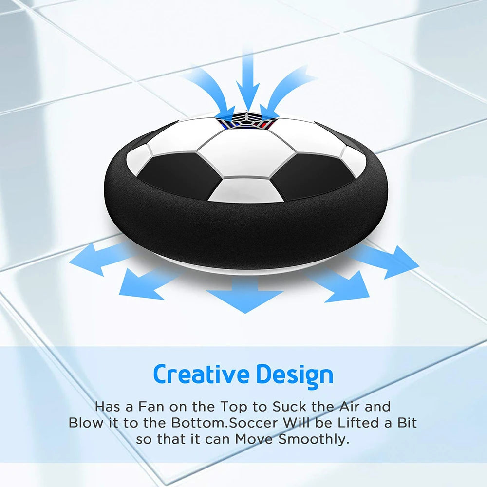Hover Soccer Ball Toys for Children – Electric Floating Football with LED Light & Music Game