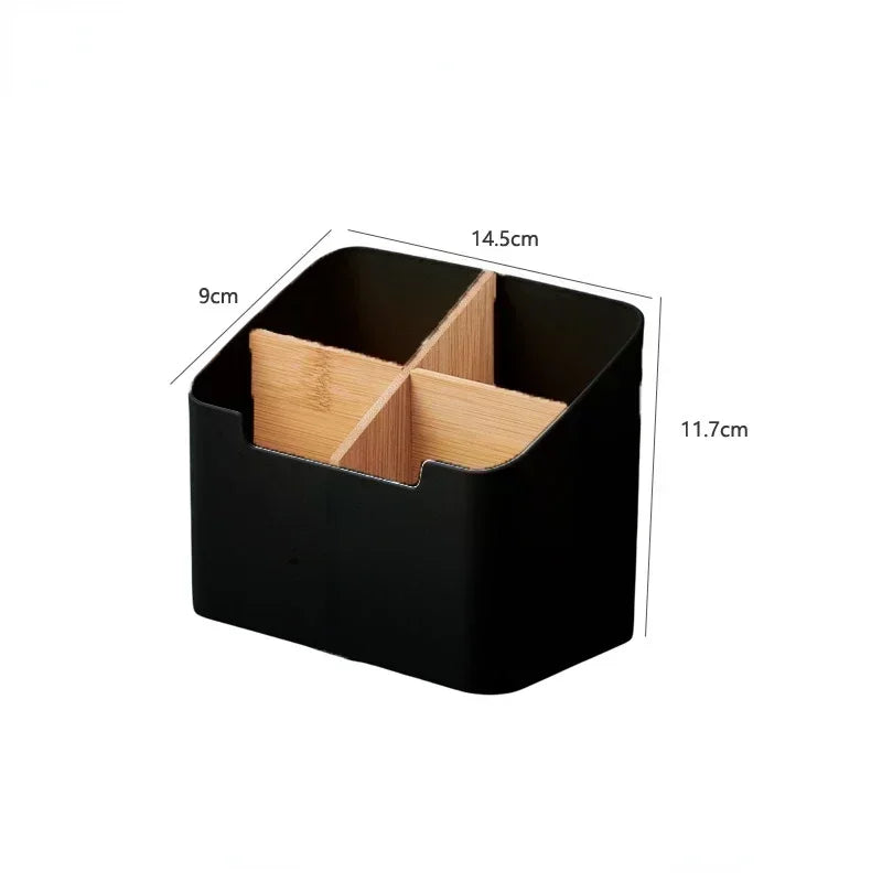 Remote Control Organizer – Desktop Storage Box for Remotes, Stationery & Bedroom Essentials
