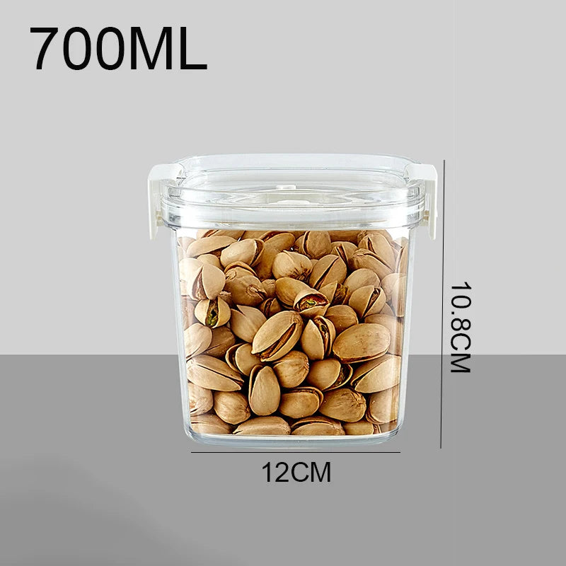 Vacuum Sealed Airtight Storage Jar Container for Tea, Cereals, Nuts & Kitchen Pantry Organisation