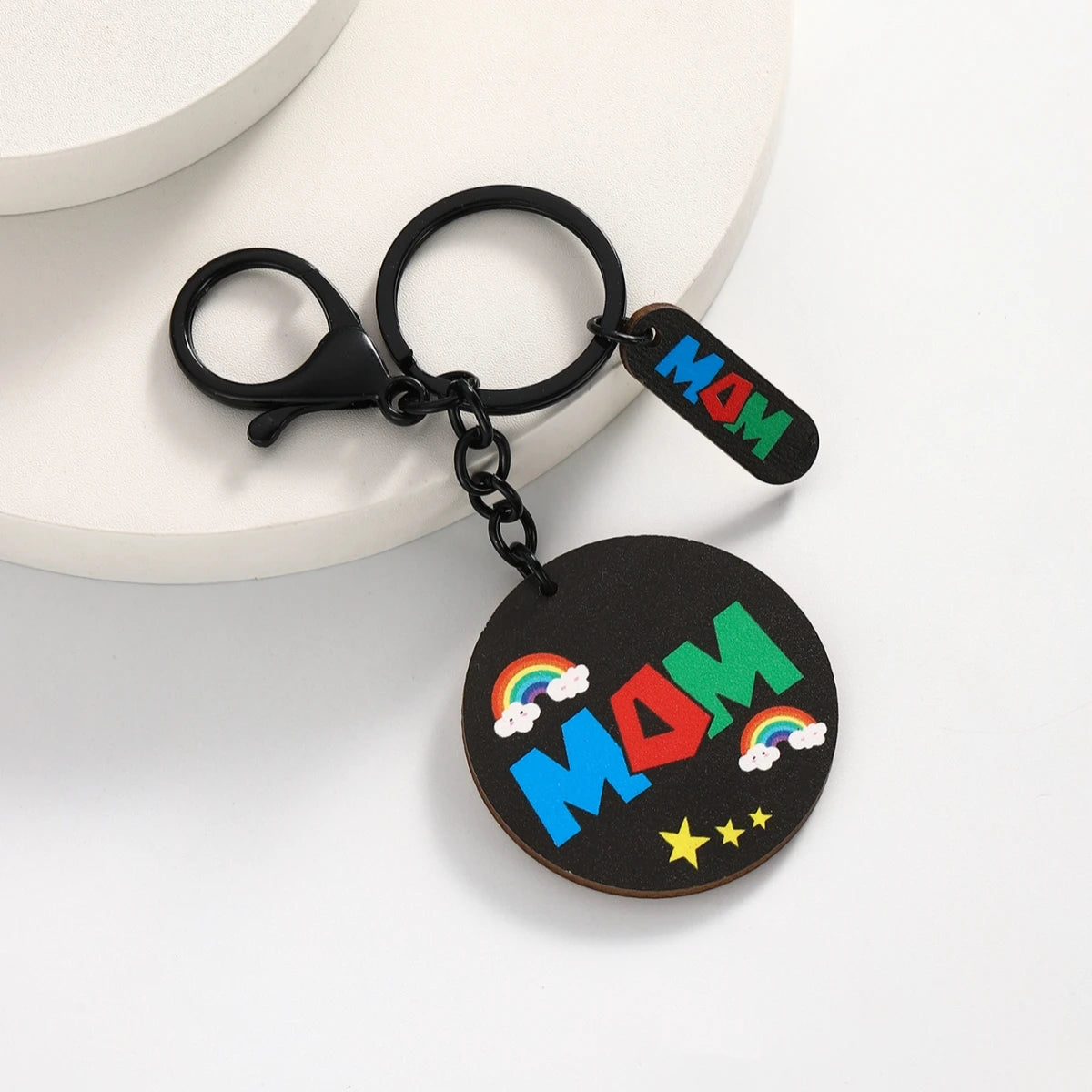 Mom and Super Daddy Keychain – Gift from Daughter or Son for Parents