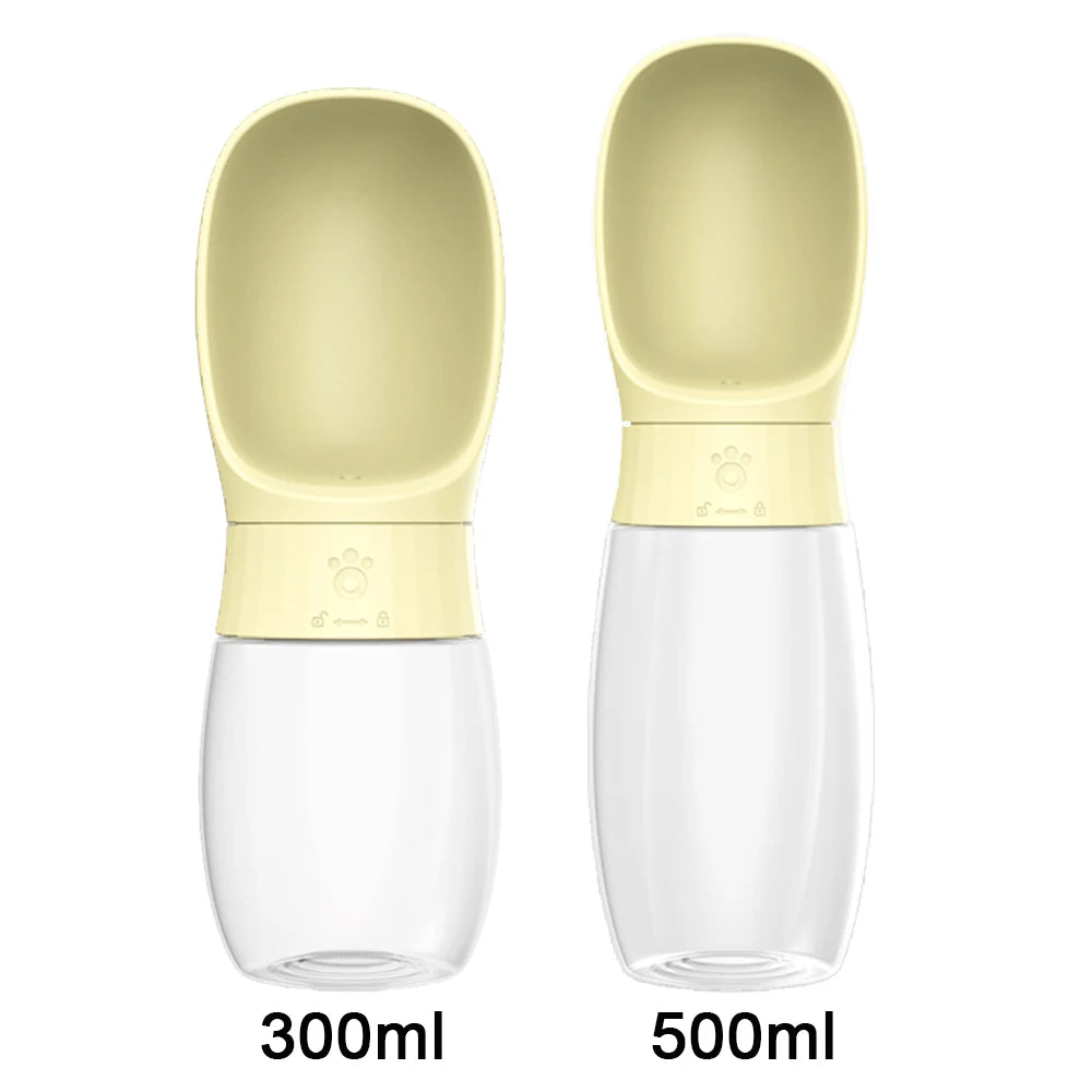 500ml Dog Water Bottle Portable Drinking Bowl Travel Pet Dispenser for Dogs & Cats Leak Proof Cup