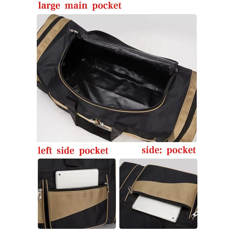 90L Large Travel Duffel Bag for Gym Camping Sports Fitness Shoulder Storage for Men and Women