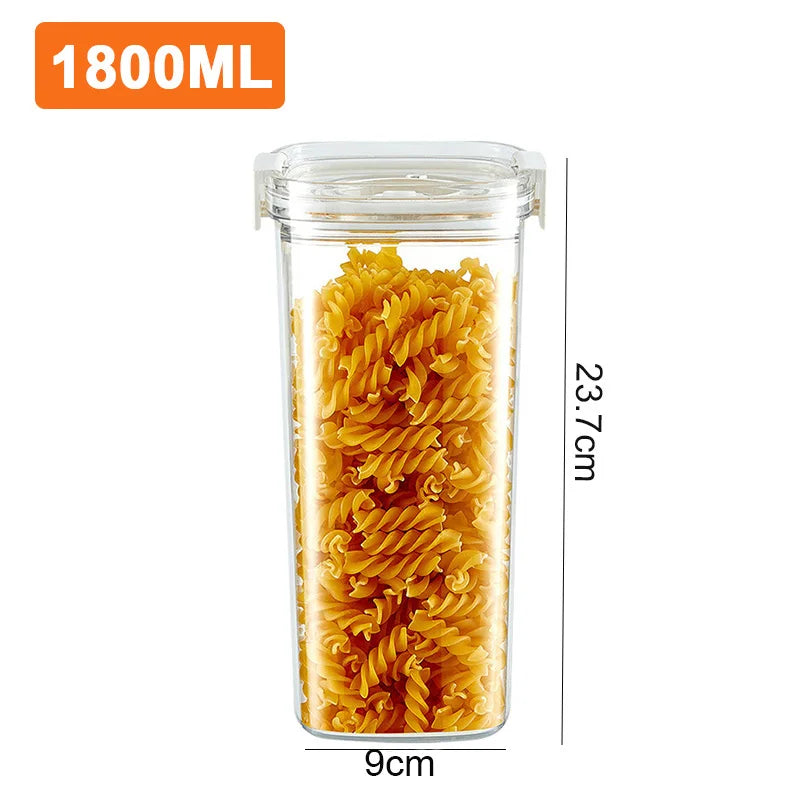 Vacuum Sealed Food Storage Container Airtight Moisture Proof Electric Jar for Dry Foods Pantry