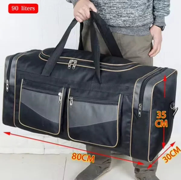 90L Large Travel Duffel Bag for Gym Camping Sports Fitness Shoulder Storage for Men and Women