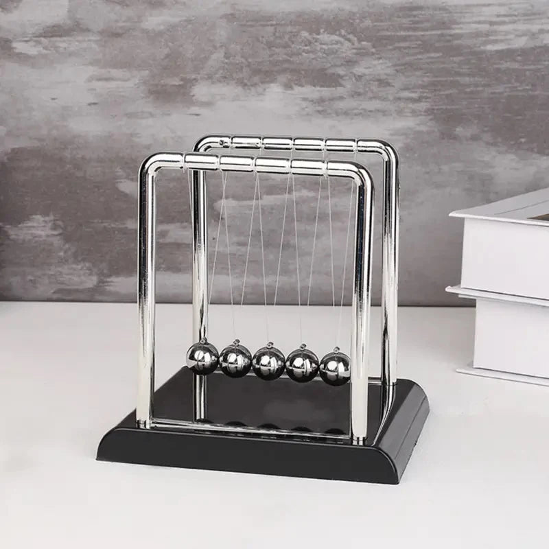 Newton’s Cradle Balance Steel Ball Physics Pendulum Desk Toy for Education Stress Relief Home Decor
