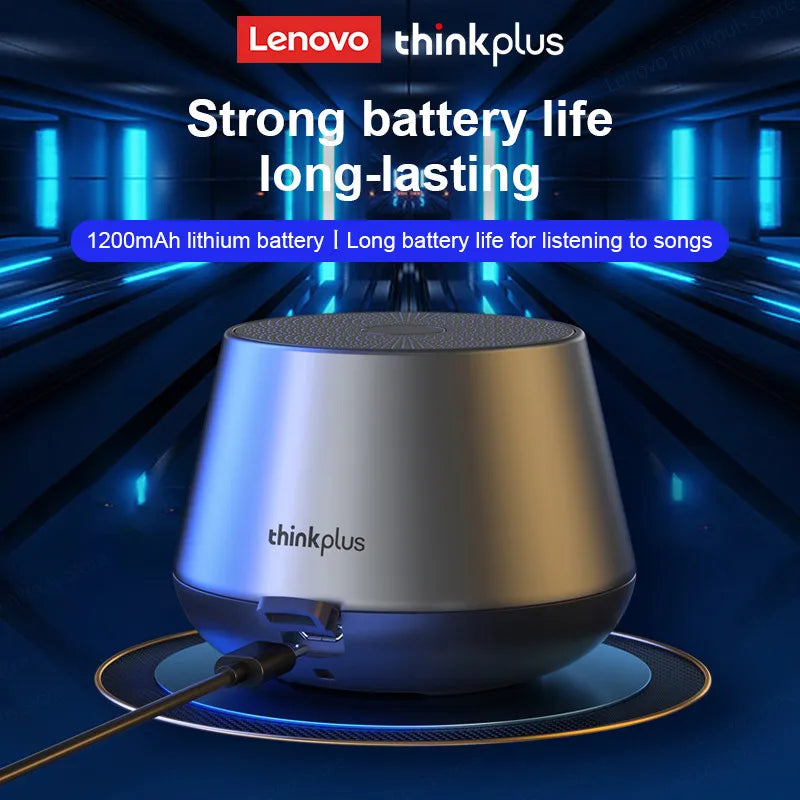 Lenovo K3 Pro Bluetooth V5.0 Speaker – Compact, Stylish, Portable Wireless Sound with Bass Boost