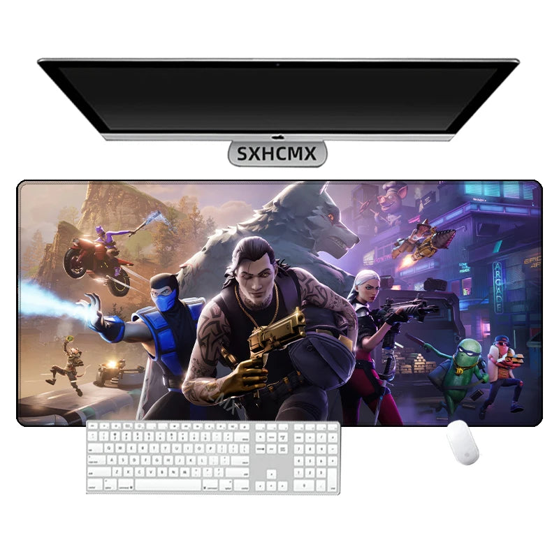 Fortnite Anime Gaming Desk Mat Mouse Pad Extended Non-Slip Waterproof PC Keyboard Mat