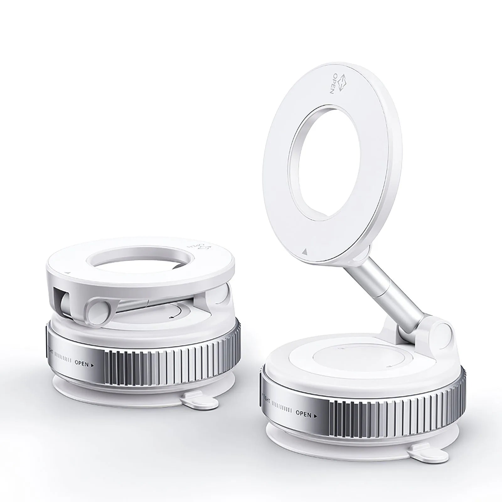 CAR MOUNT Electric Vacuum Magnetic Phone Holder Foldable Strong Suction Stand for iPhone 12-16