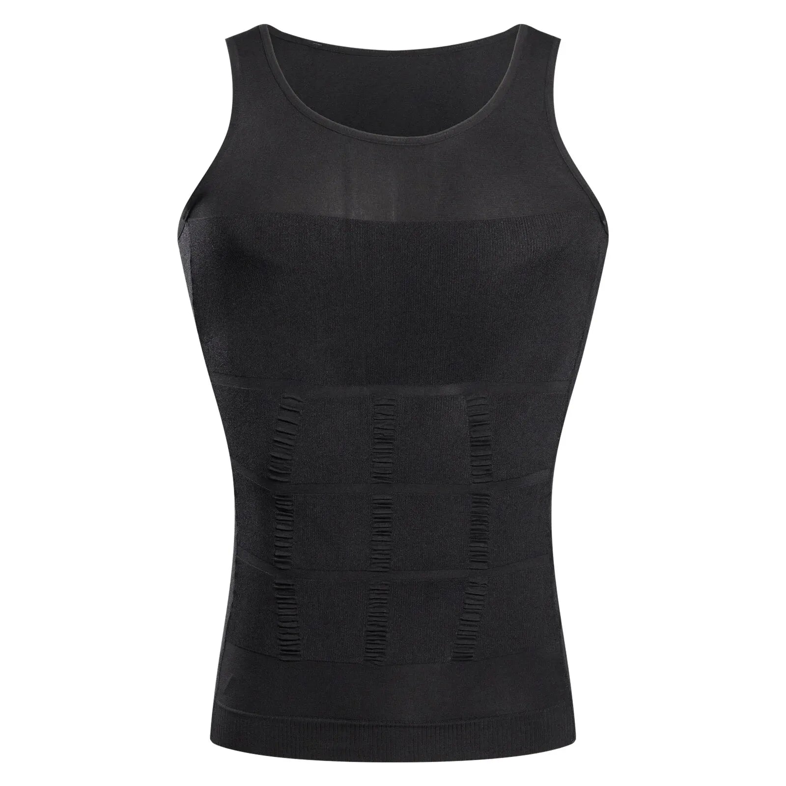 YBFDO Men's Slimming Compression Vest – Seamless Body Shaper, Waist Trainer, Belly Control Undershirt