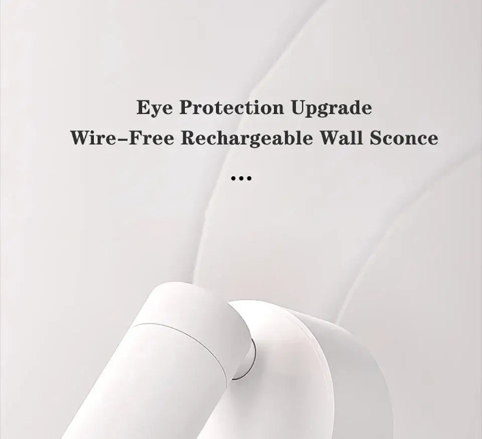 LED Magnetic Rechargeable Wall Lamp – Wireless, No Drilling, Portable Bedside Light