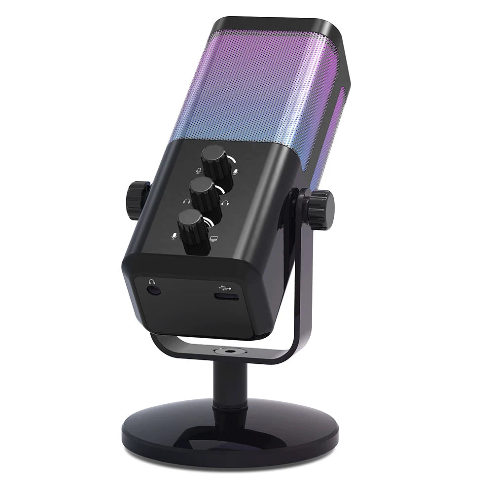 Professional USB XLR Gaming Microphone for PC PS5 PS4 Streaming Podcasting Recording Studio