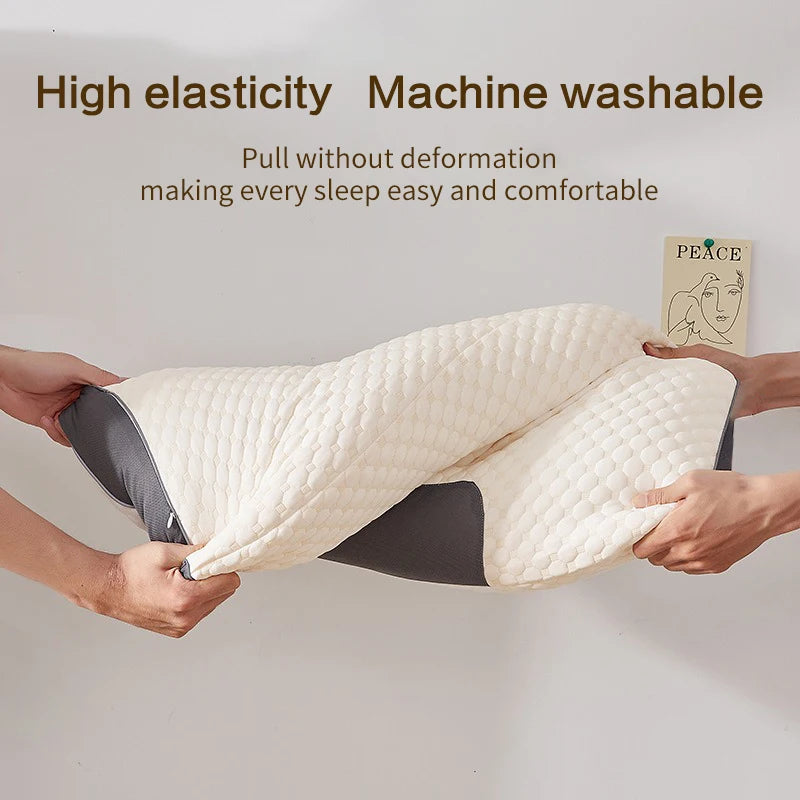 MOYU Cervical Neck Pillow for Sleeping, Orthopedic Neck Support, Memory & Massage Pillow Adult