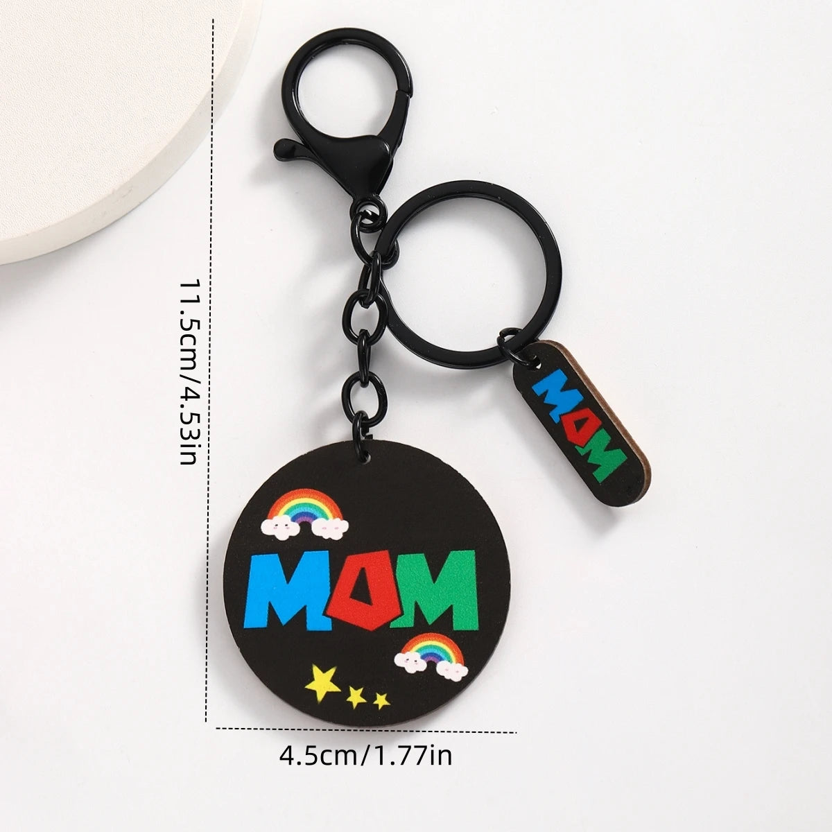 Mom and Super Daddy Keychain – Gift from Daughter or Son for Parents