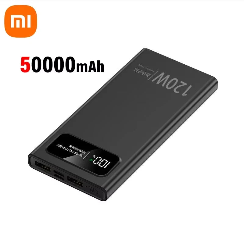 XIAOMI 200000mAh Power Bank 120W Super Fast Charging LED Display High Capacity for iPhone Samsung