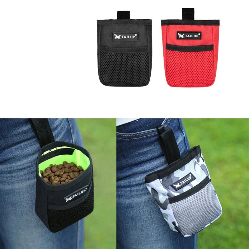 Pet Dog Training Treat Pouch Waist Snack Bag for Puppy Rewards, Obedience, Agility & Daily Walks