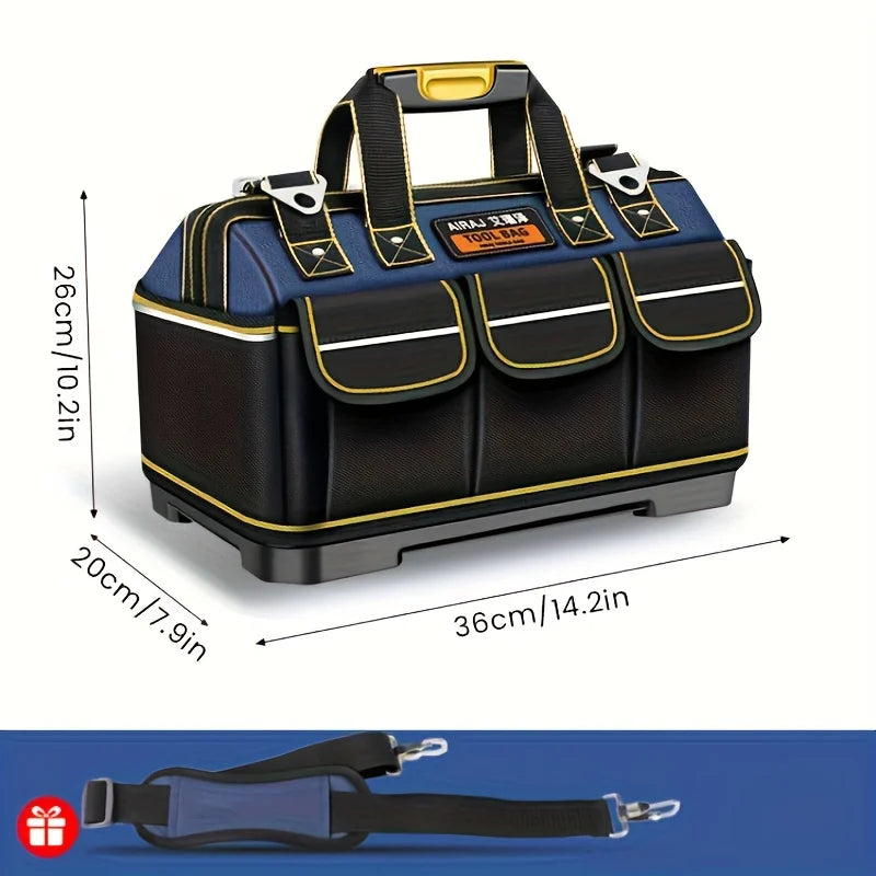AIRAJ Multifunctional Tool Bags 1680D Oxford Cloth Waterproof Wear-Resistant Electrician Storage Bag