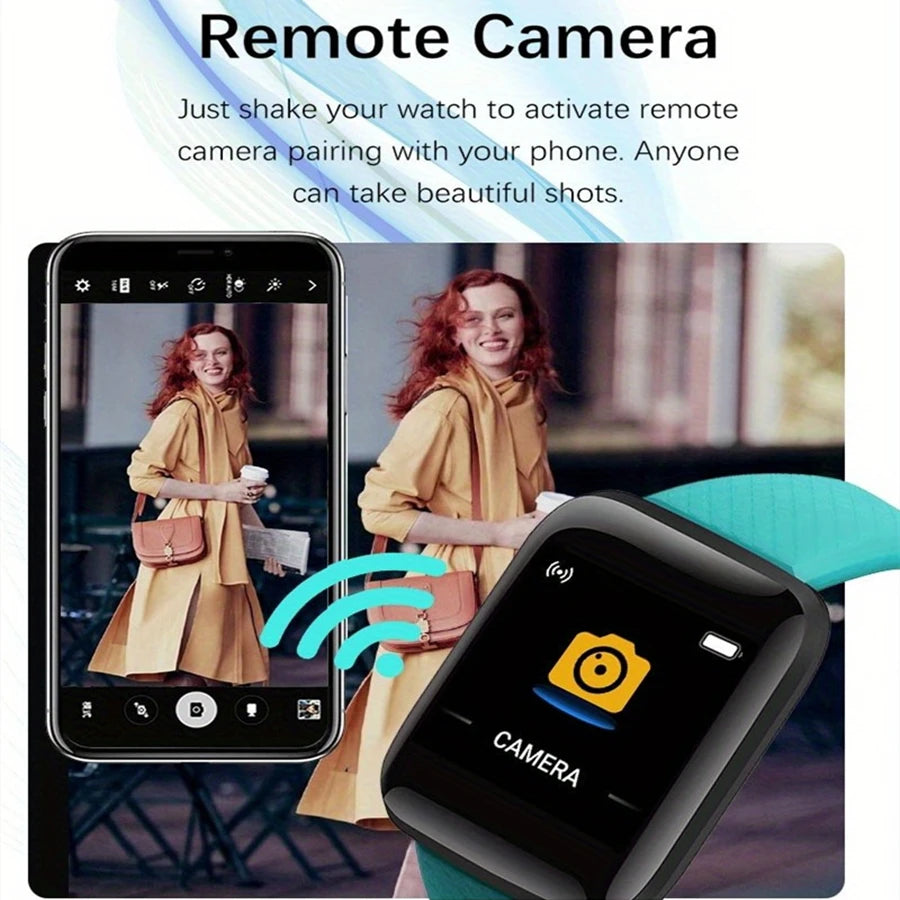 Smart Watch for Men & Women with Fitness Tracker, Heart Rate Monitor & Message Reminder