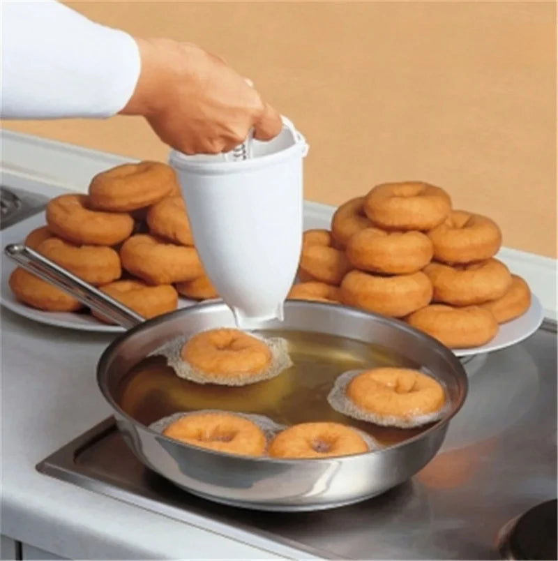 Easy DIY Donut Maker Dispenser for Perfect Home Baking and Creative Pastry Moulds Kitchen Gadget