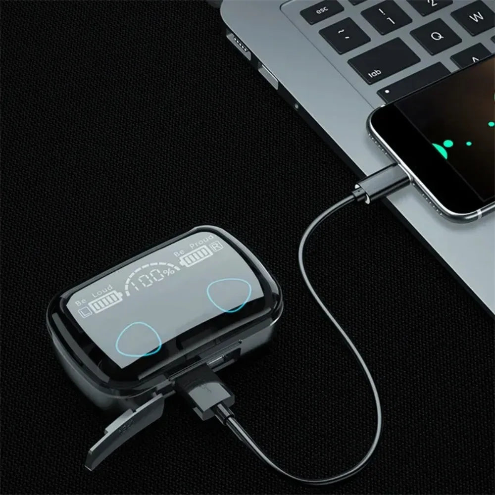 GICEICK M10 TWS Bluetooth 5.1 Earphones 3500mAh Charging Case Wireless Waterproof Sports Headset