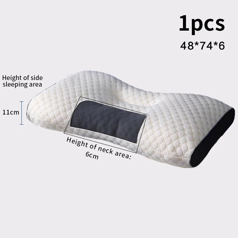 MOYU Cervical Neck Pillow for Sleeping, Orthopedic Neck Support, Memory & Massage Pillow Adult