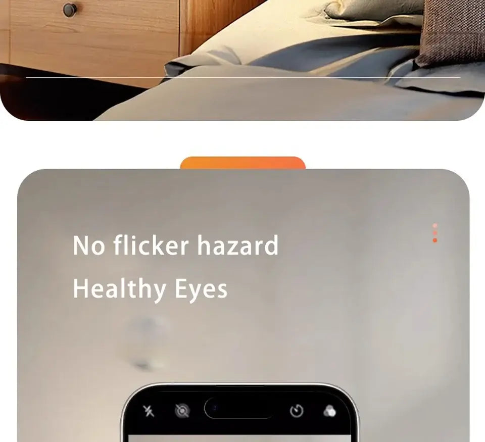 LED Magnetic Rechargeable Wall Lamp – Wireless, No Drilling, Portable Bedside Light