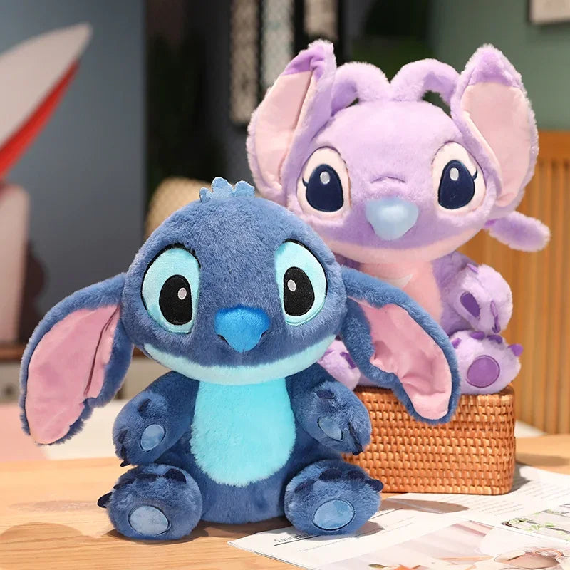 Soft Lilo and Stitch Plush Toy Cuddly Pillow Stuffed Animal Christmas Gift for Girls & Kids