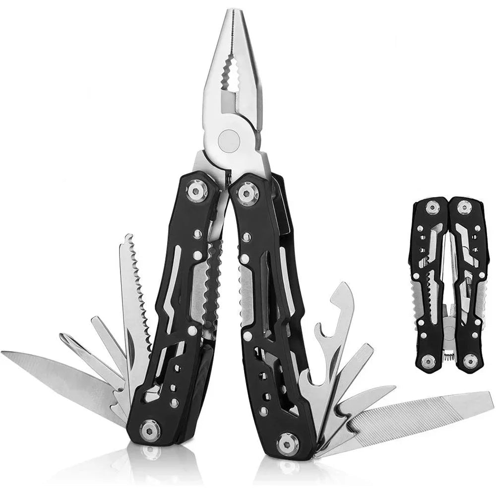 Multi-Tool Pocket Knife Pliers Folding Mini Portable Outdoor Tactical Hunting Survival Tool