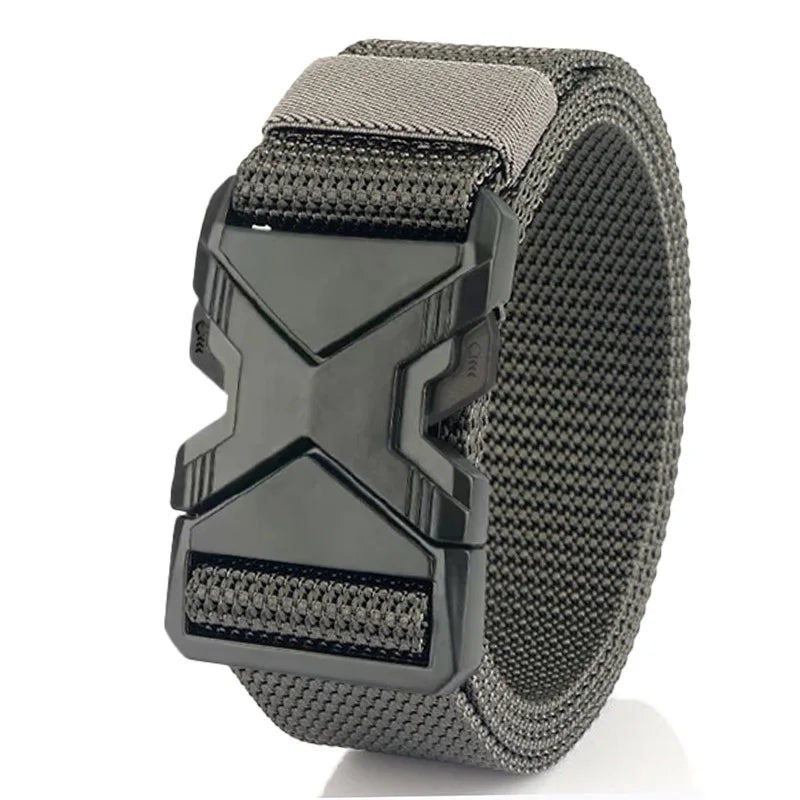 Men’s 125cm Nylon Braided Belt – Lightweight, Breathable, Adjustable for Daily and Business Wear
