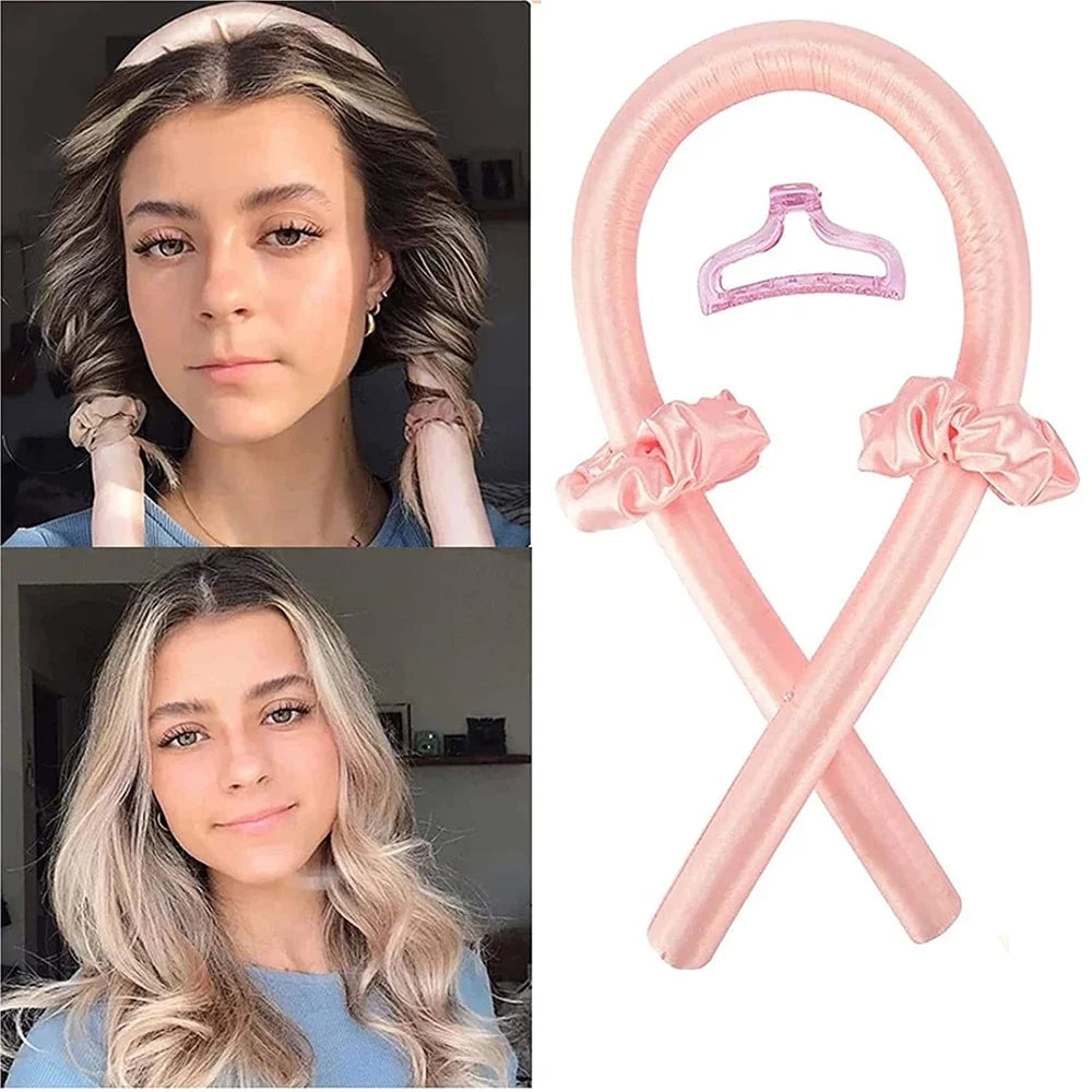 Heatless Curling Rod Headband Silk Ribbon Hair Rollers Sleeping Lazy Curlers No Heat Styling Tool