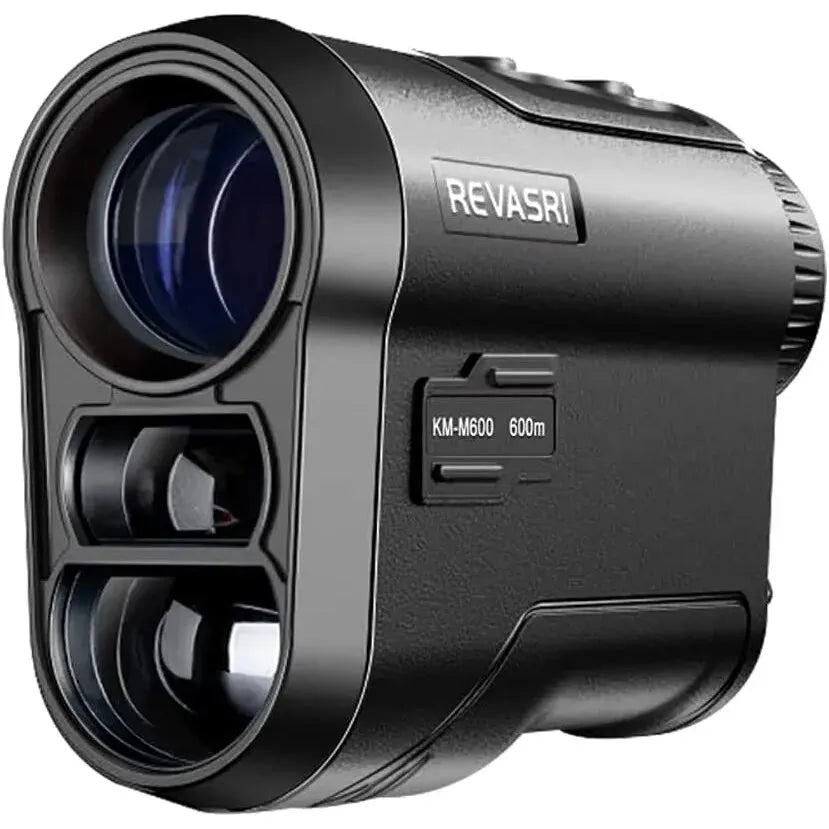 REVASRI Rechargeable Golf Laser Rangefinder 600m / 1000m with Flag Lock Vibration & 6X Magnification