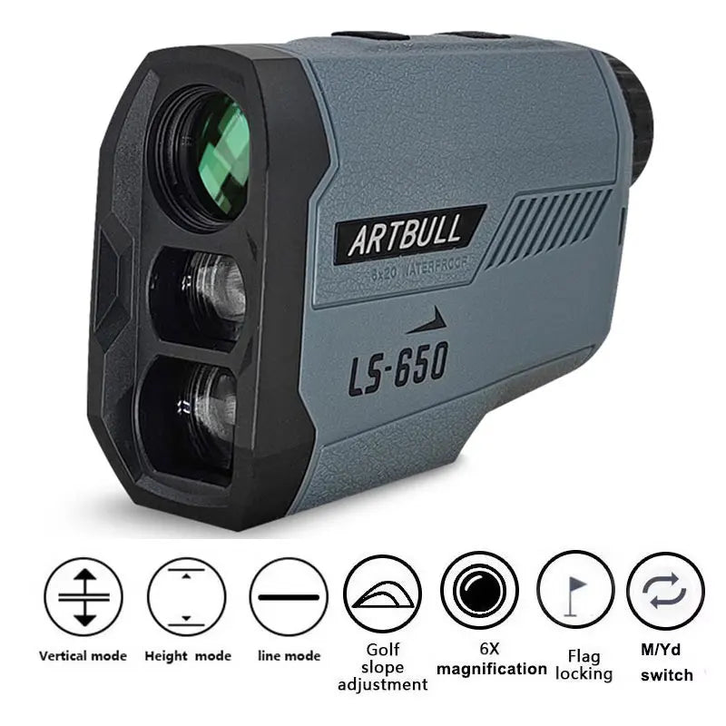 ARTBULL Golf Laser Rangefinder LS-650 & LS-1000 with Slope Flag Lock Monocular Distance Meter