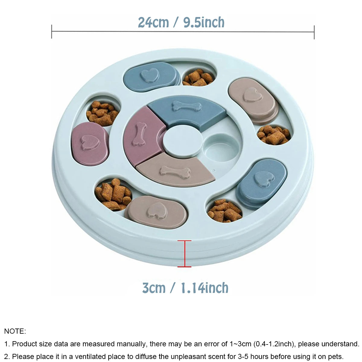 Dog Food Hiding Bowl – Interactive Slow Feeder & Training Toy For Boredom Relief