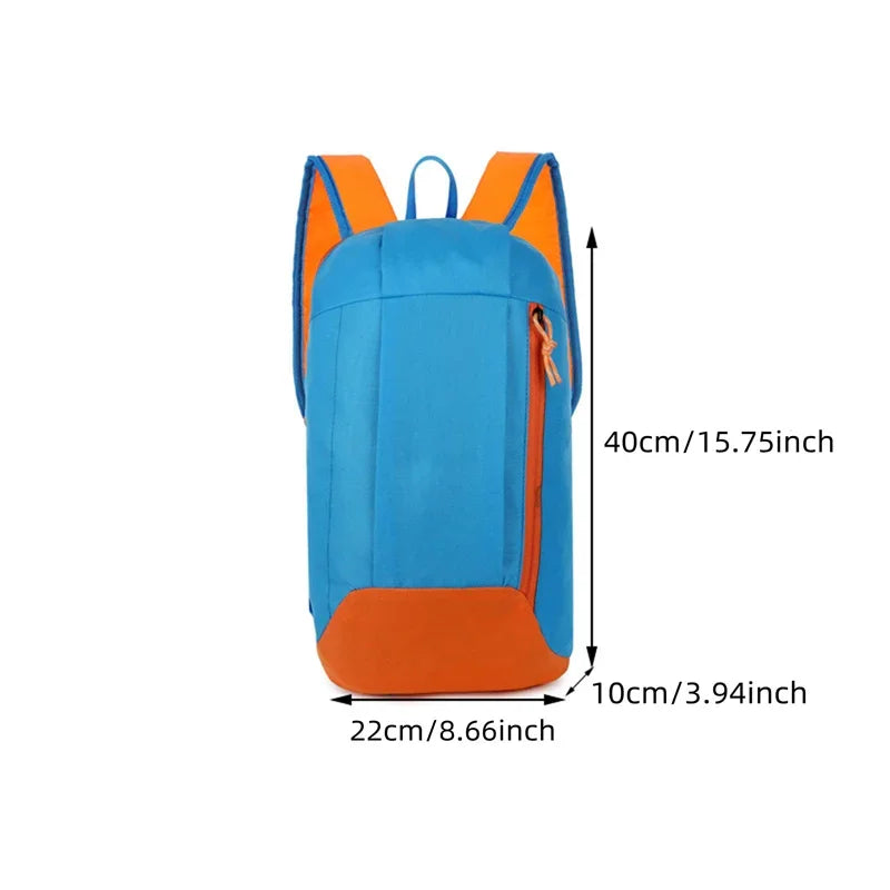 Outdoor Sports Backpack Small Gym Bag OXFORD Cloth Lightweight Waterproof Travel Rucksack Unisex