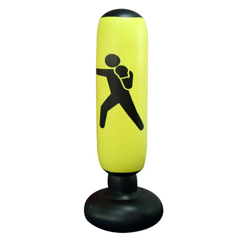 160 cm Inflatable Punching Bag Freestanding Boxing Bop Bag for Kids and Adults Home Training