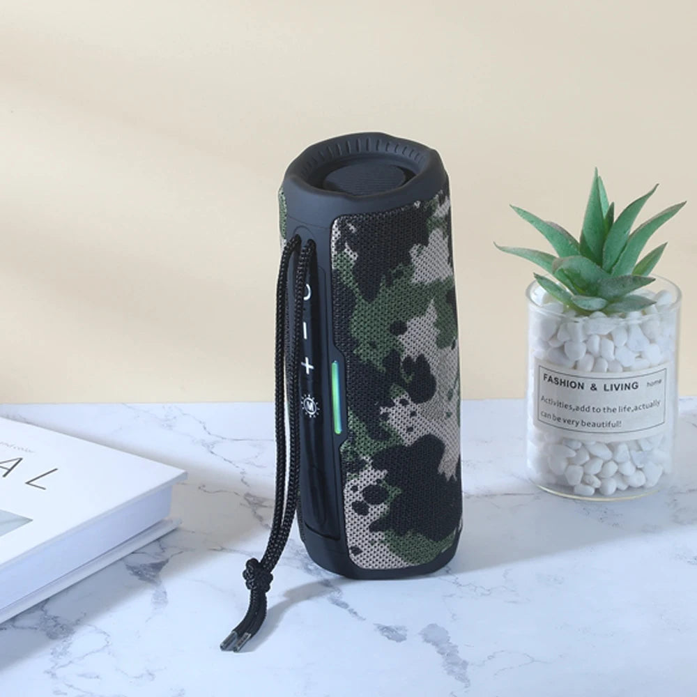 TG365 Bluetooth Speaker – Dual Bass, Wireless Subwoofer, Waterproof, LED, Outdoor Boombox with FM & AUX