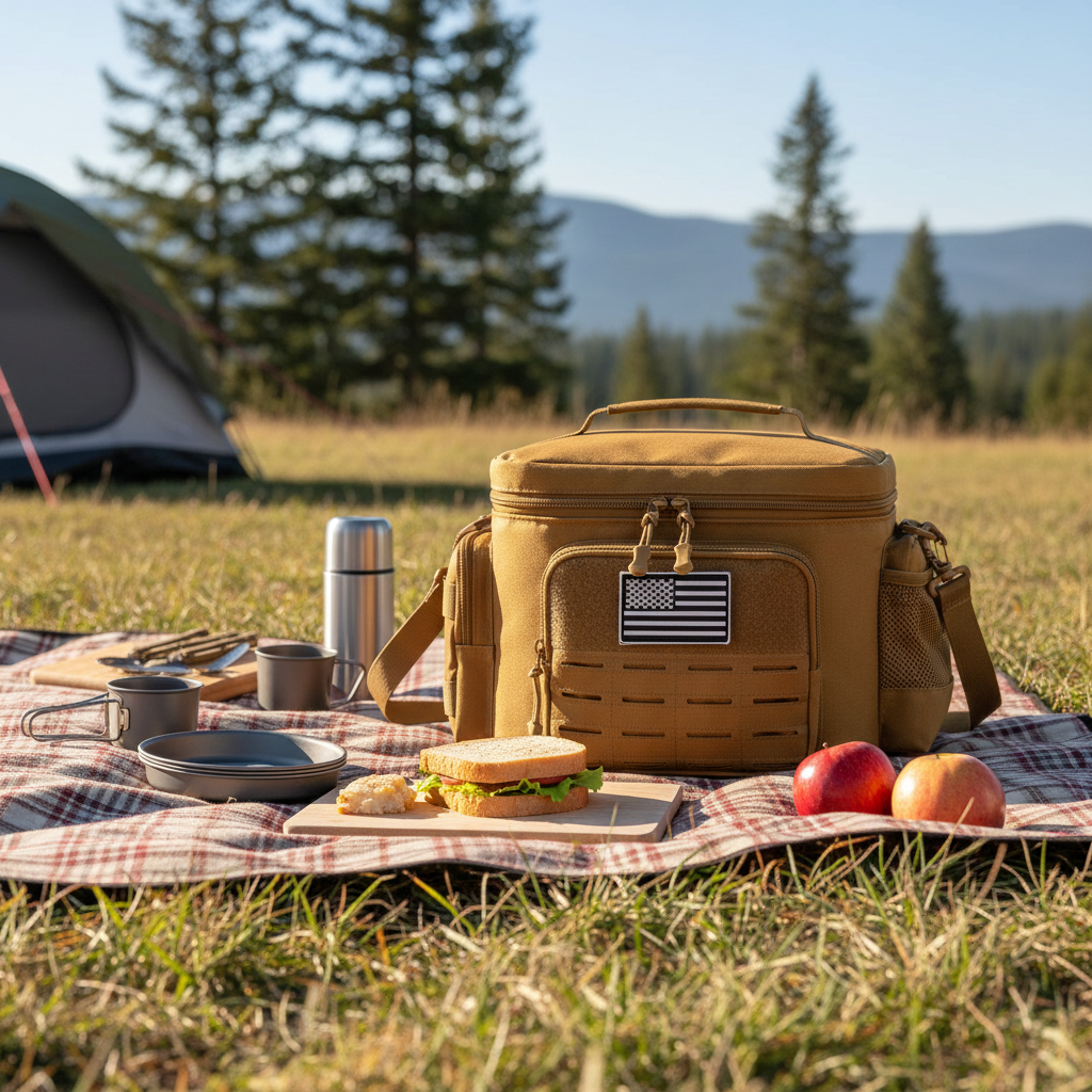 Tactical Lunch Box for Men/Women Outdoor Heavy Duty Insulated Thermal Cooler Bag Work Picnic Camping